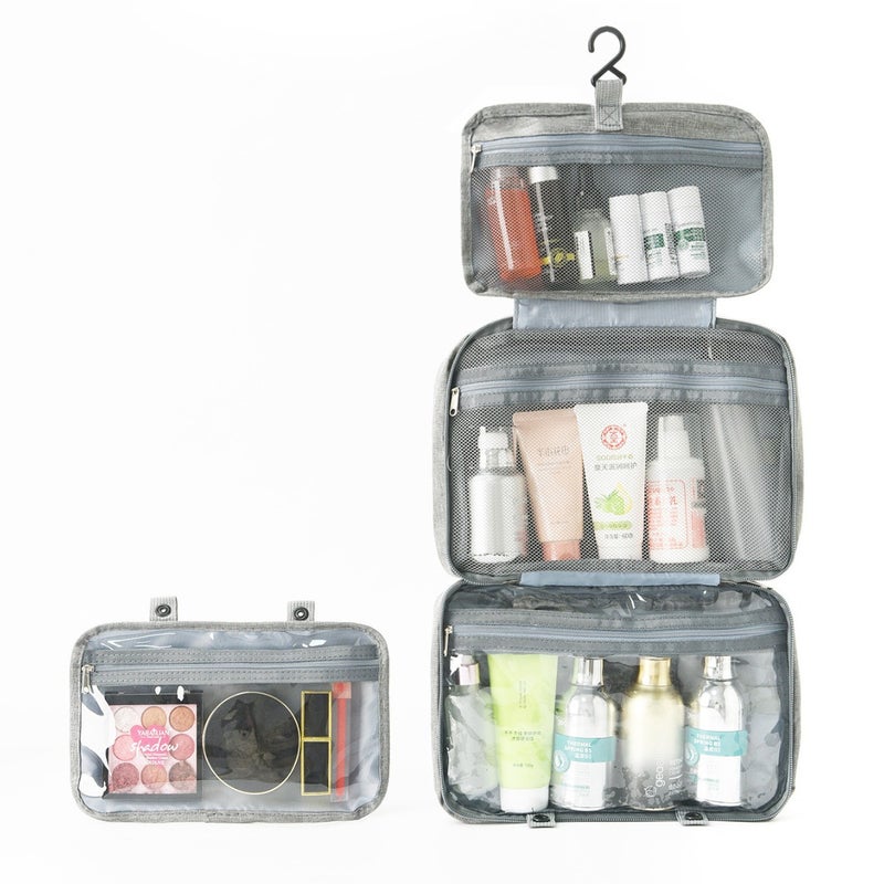 40% Dry And Wet Separation Can Be Hung Multi-Color Storage Wash Cosmetics Portable Wash Bag Cosmetic Bag - Image 3